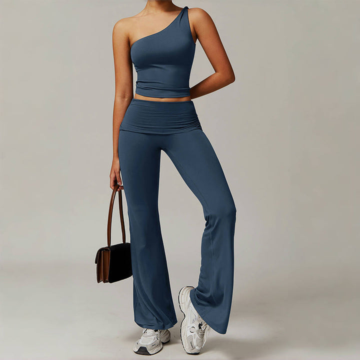 Olivenorma Plain Color High-Waist Flare Workout Women's Yoga Pants - image 24