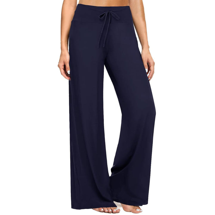 Olivenorma Casual Women's Pajama Soft Comfy Adjustable Lounge Pants - Navy Blue - S - image 11