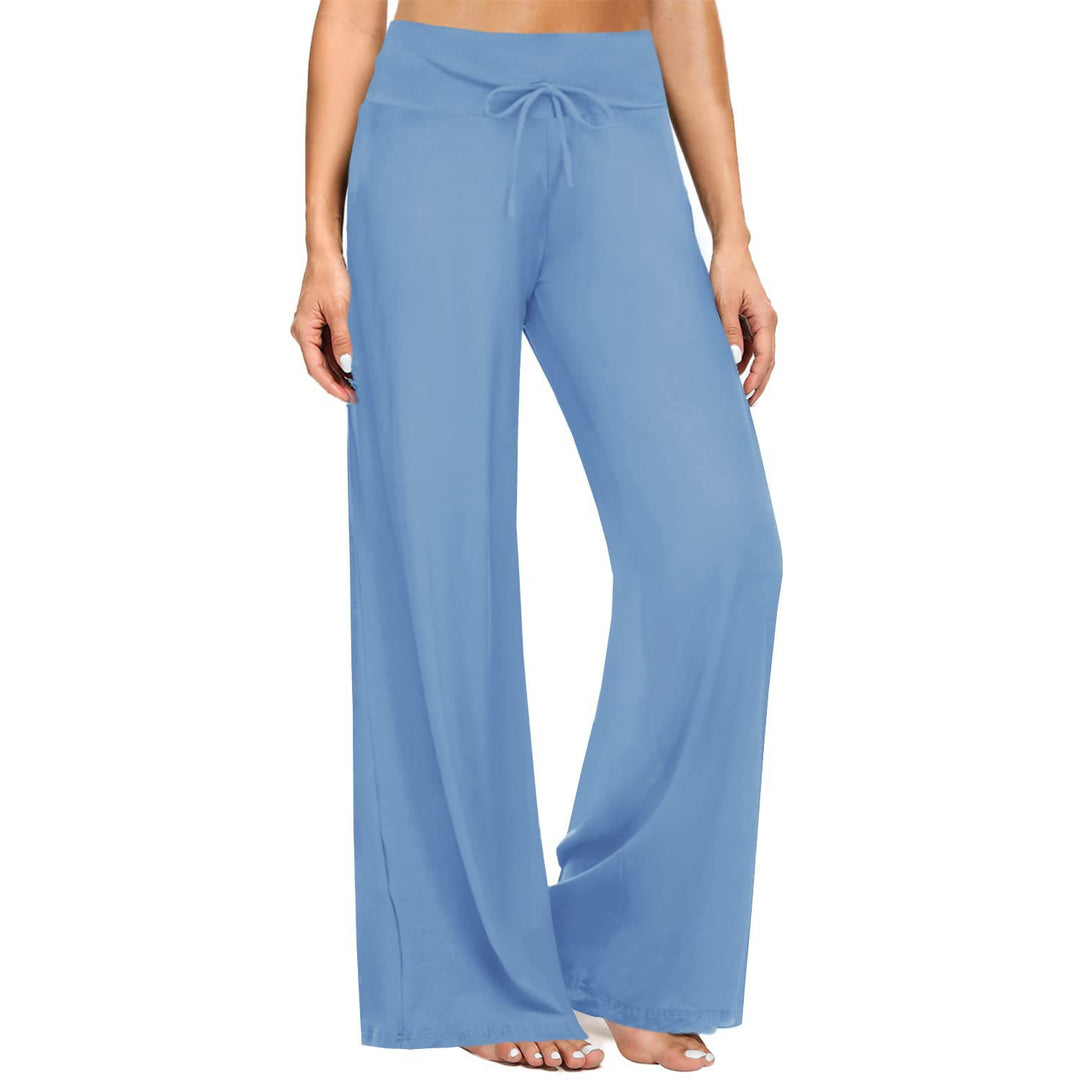 Olivenorma Casual Women's Pajama Soft Comfy Adjustable Lounge Pants - Light Blue - XXL - image 7