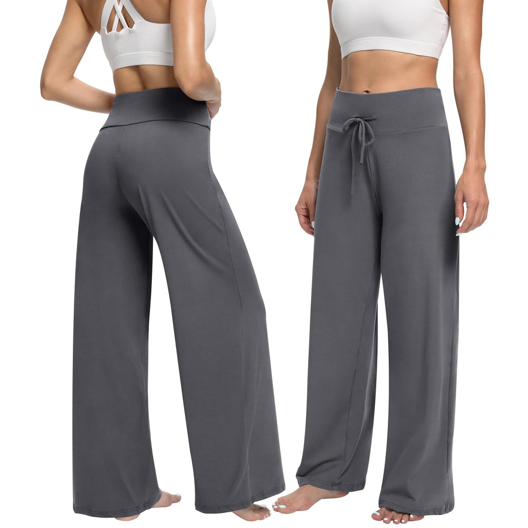 Olivenorma Casual Women's Pajama Soft Comfy Adjustable Lounge Pants - Dark Gray - XXL - image 2