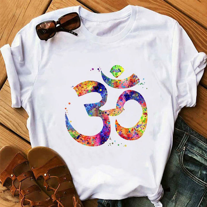 Olivenorma Lotus Yoga Meditation Tree of Life T-Shirt - Om - 2XL - image 7