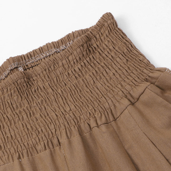 Olivenorma Plain Color Wide Leg High Waist Loose Fit Women's Lounge Pants with Pockets - image 28