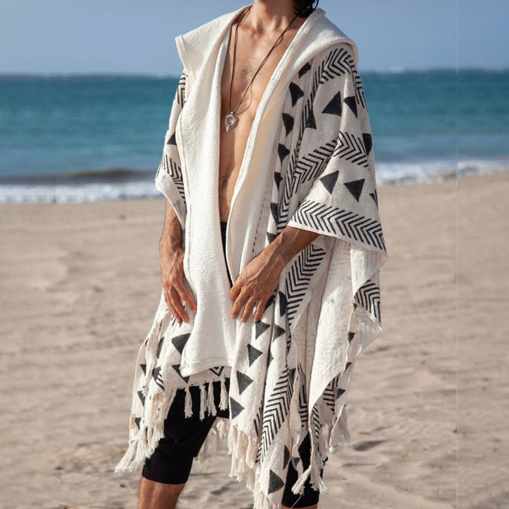 Olivenorma Men's Causal Open Front Hooded Cardigan - 3XL - image 0