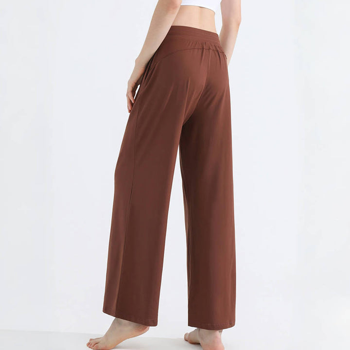 Olivenorma Plain Color Casual Loose Wide-Leg Brushed Women's Pants - image 11