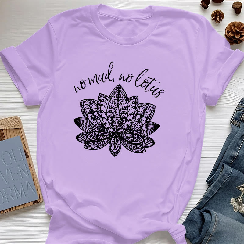 Olivenorma Meditation Spiritual Women's Yoga T-Shirt - Purple - 2XL - image 14