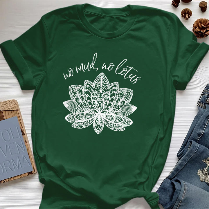 Olivenorma Meditation Spiritual Women's Yoga T-Shirt - Dark Green - 2XL - image 18