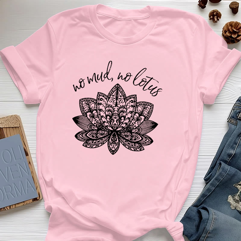 Olivenorma Meditation Spiritual Women's Yoga T-Shirt - Pink - 2XL - image 12