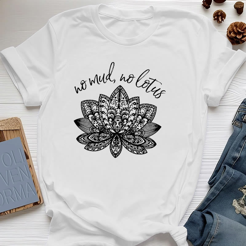 Olivenorma Meditation Spiritual Women's Yoga T-Shirt - White - 2XL - image 4