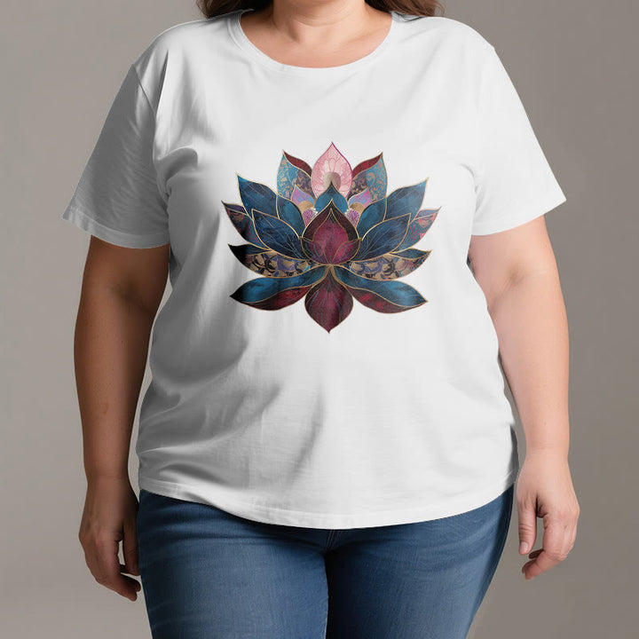 Olivenorma Lotus Flower Buddhism Zen T-Shirt - image 2