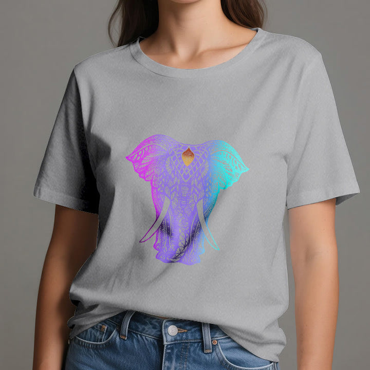 Olivenorma Mandala Elephant Yoga T-Shirt - image 8