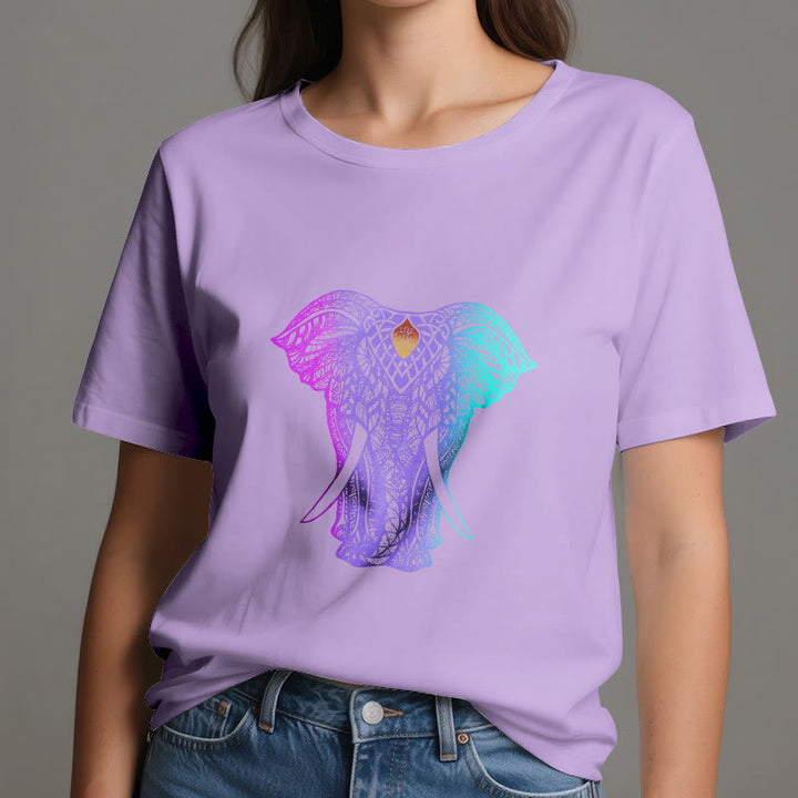 Olivenorma Mandala Elephant Yoga T-Shirt - image 16