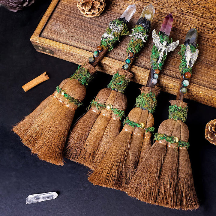 Olivenorma Magic Crystal Prism Palm Broom Decoration - image 0