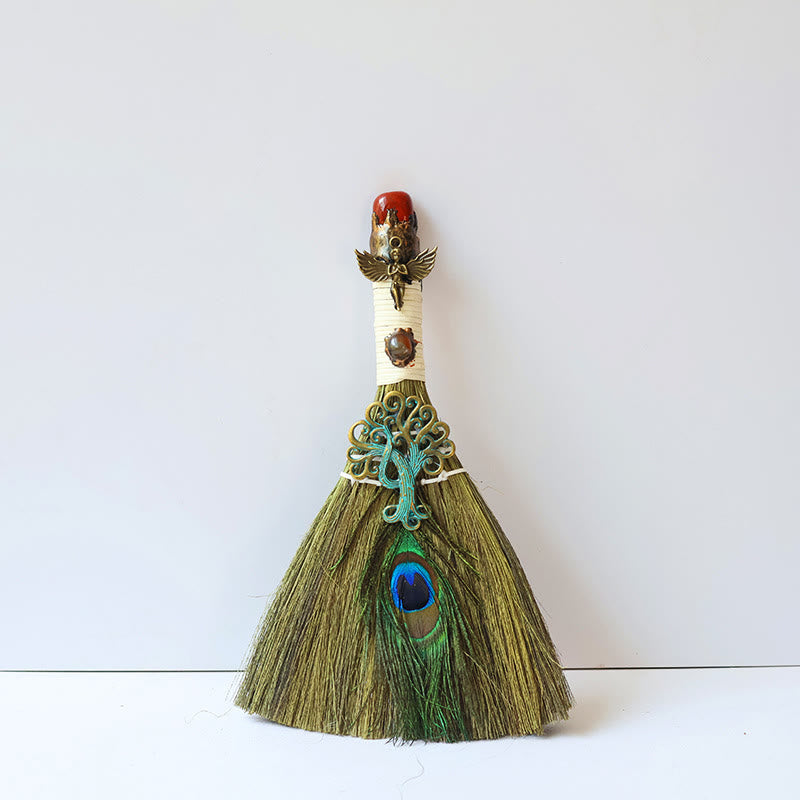 Olivenorma Tree of Life Angel Magical Broom Gemstone Decoration - Red Jasper - image 12