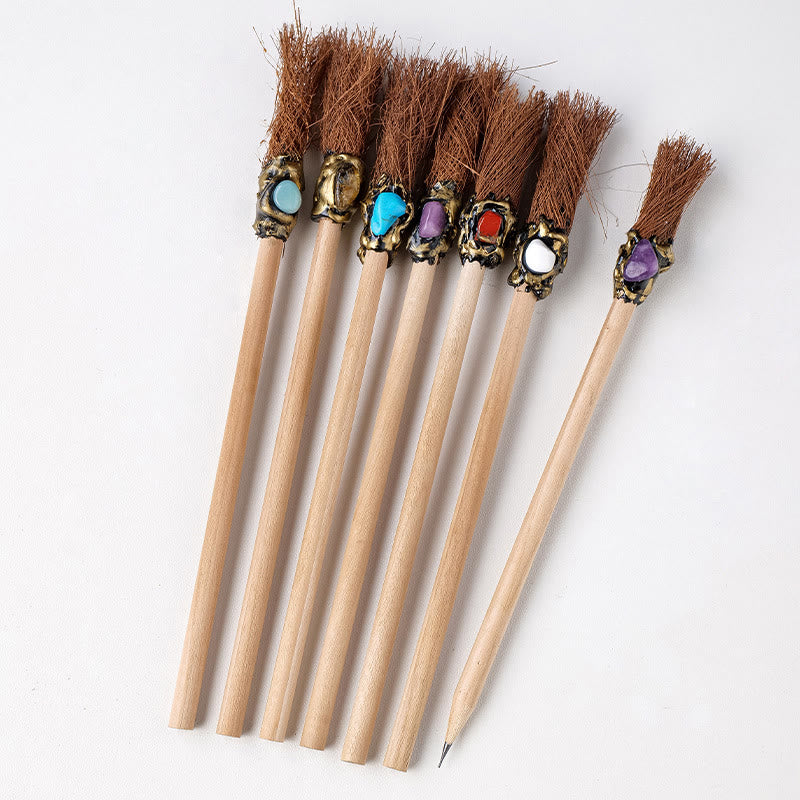 Olivenorma Crystal Decor Magic Broom Pencil Witches Broom - image 6