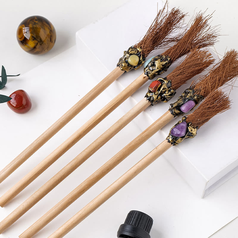 Olivenorma Crystal Decor Magic Broom Pencil Witches Broom - image 4