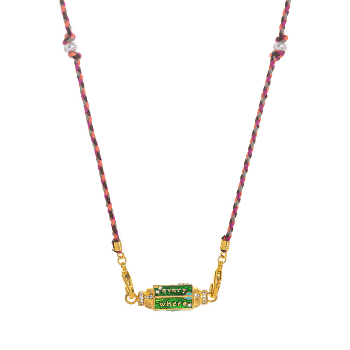 Olivenorma Braided Rope Colorful Tarot Kaleidoscope Pendant Necklace - Style #14 - image 24