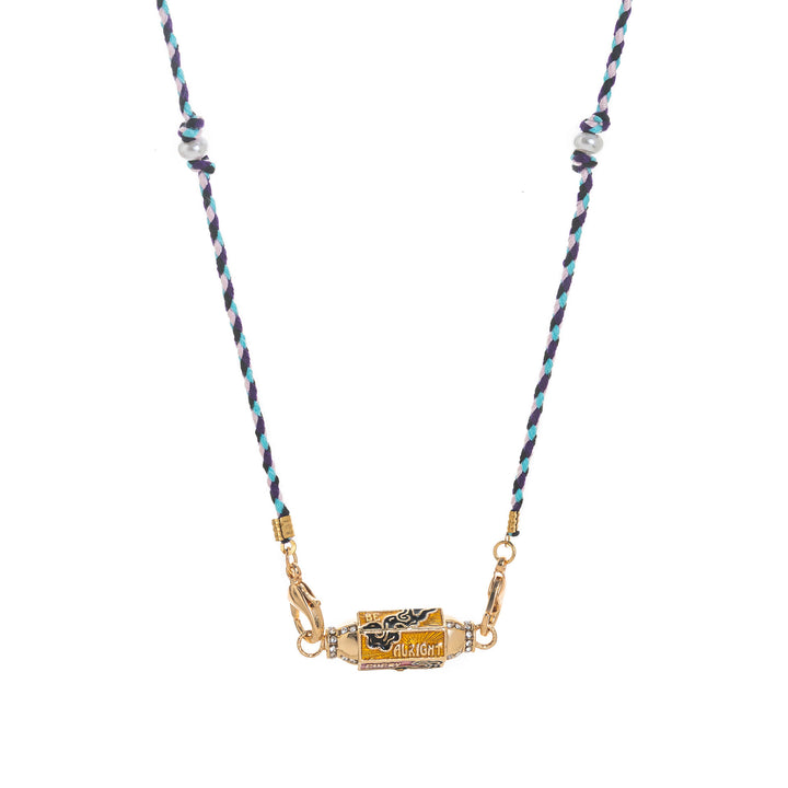 Olivenorma Braided Rope Colorful Tarot Kaleidoscope Pendant Necklace - Style #17 - image 27