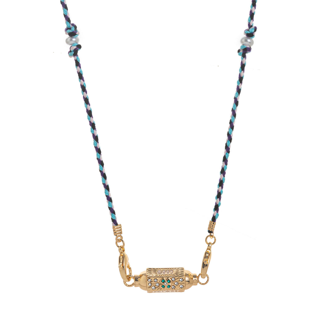 Olivenorma Braided Rope Colorful Tarot Kaleidoscope Pendant Necklace - Style #02 - image 12