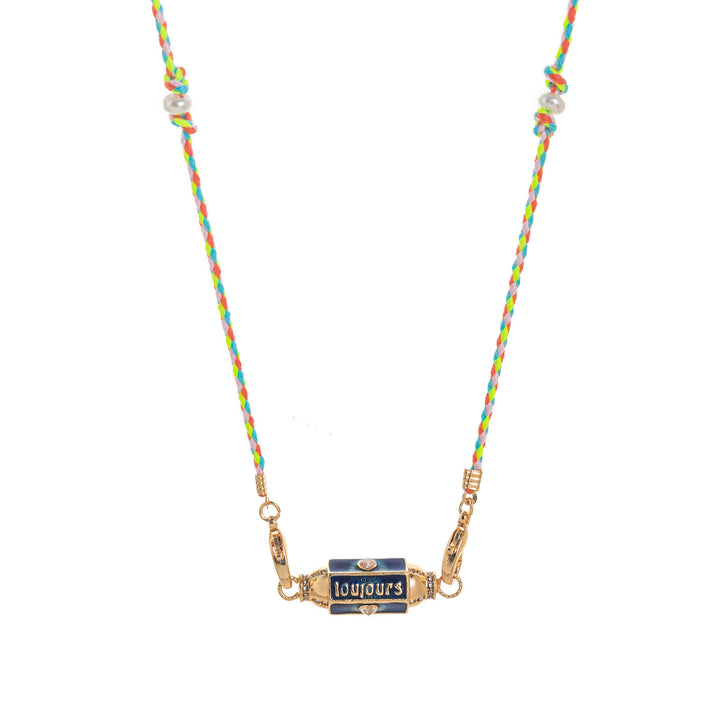 Olivenorma Braided Rope Colorful Tarot Kaleidoscope Pendant Necklace - Style #13 - image 23