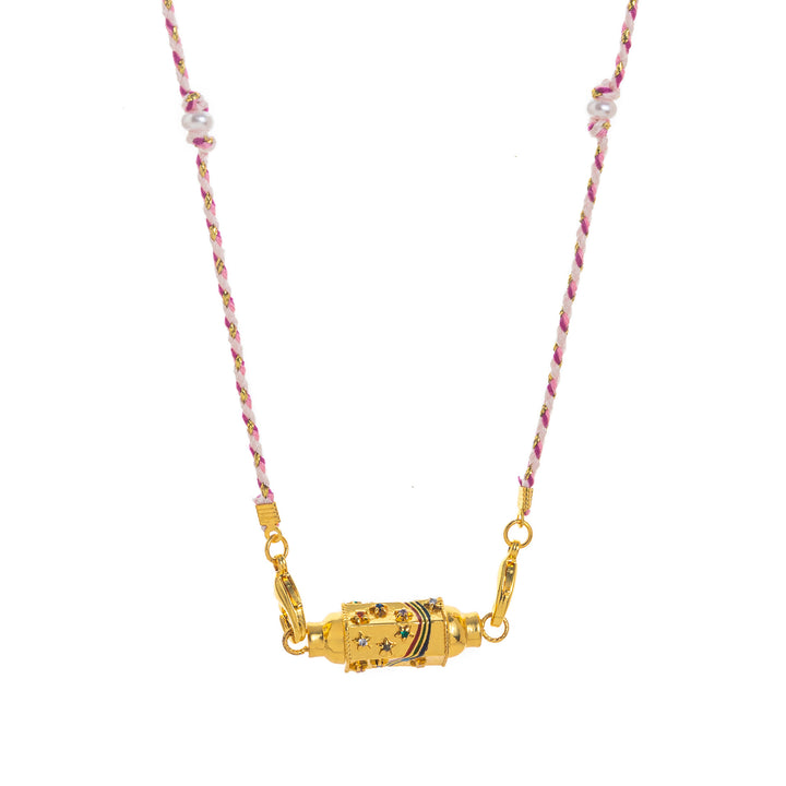 Olivenorma Braided Rope Colorful Tarot Kaleidoscope Pendant Necklace - Style #01 - image 11