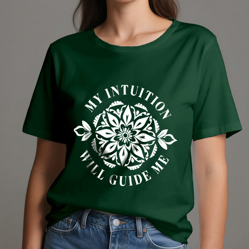 Olivenorma "MY INTUITION WILL GUIDE ME" Floral T-Shirt - image 20