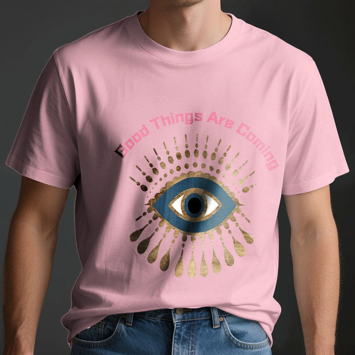 Olivenorma "GOOD THINGS ARE COMING" EVIL EYE T-Shirt - image 3