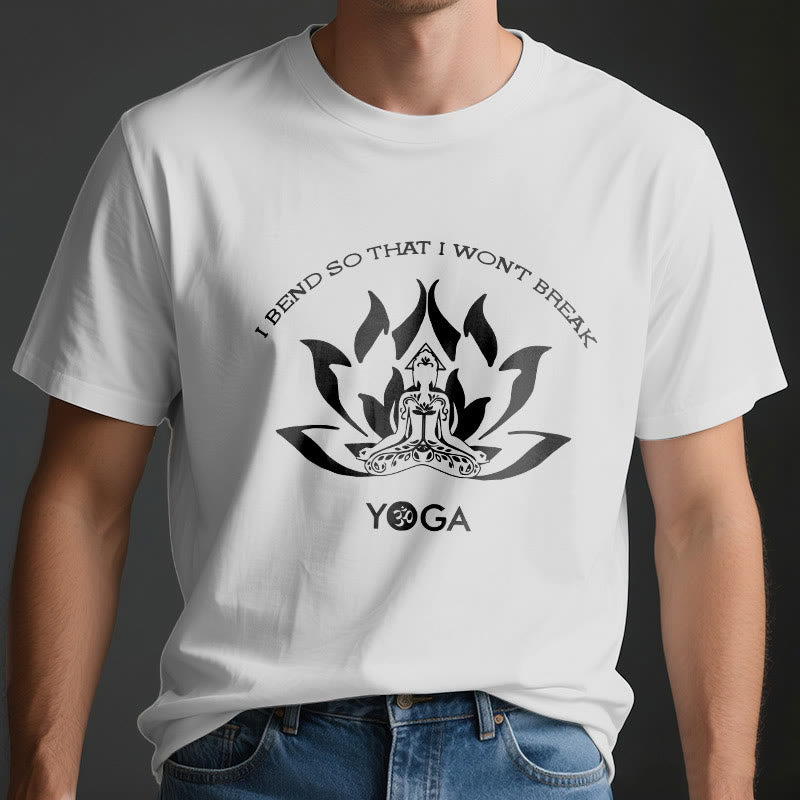 Olivenorma "I Bend So That I Won't Break" Yoga T-Shirt - image 4