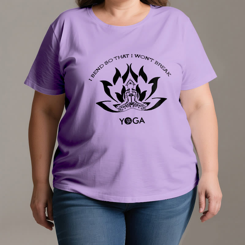 Olivenorma "I Bend So That I Won't Break" Yoga T-Shirt - image 2