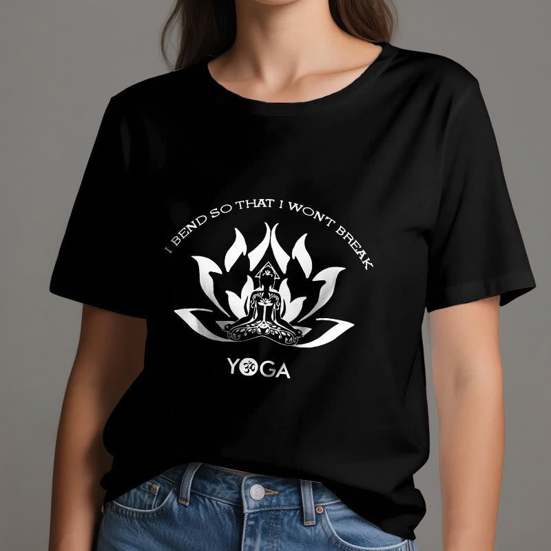 Olivenorma "I Bend So That I Won't Break" Yoga T-Shirt - image 7