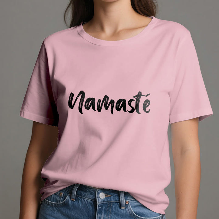 Olivenorma Namaste Yoga Unisex Pilates T-Shirt - image 15