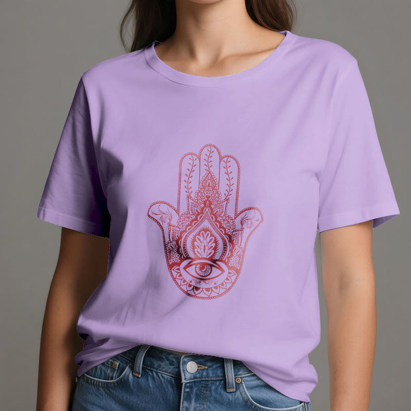Olivenorma Soft Hamsa cotton T-Shirt - image 15