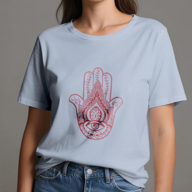 Olivenorma Soft Hamsa cotton T-Shirt - image 11