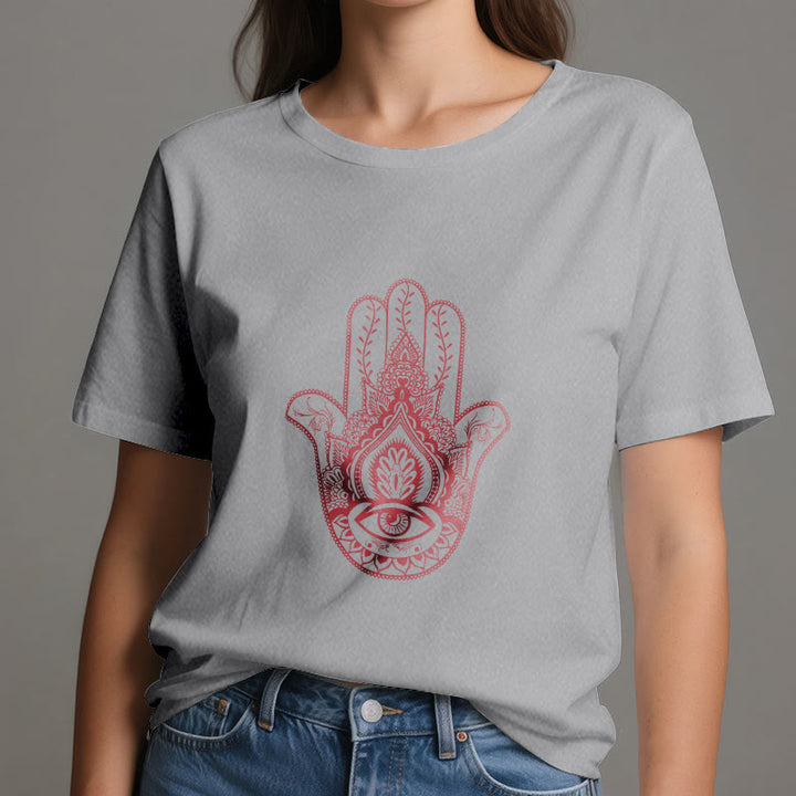 Olivenorma Soft Hamsa cotton T-Shirt - image 7
