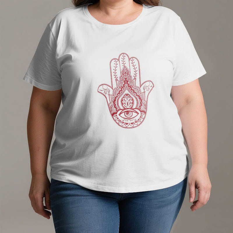 Olivenorma Soft Hamsa cotton T-Shirt - image 2