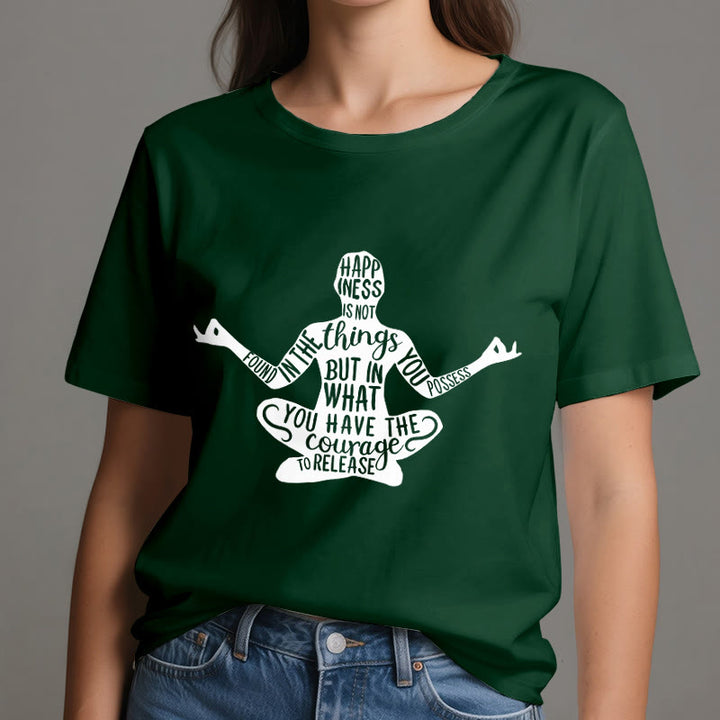 Olivenorma Meditation Tee Cotton Spiritual Yoga T-Shirt - image 20