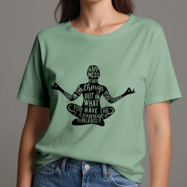 Olivenorma Meditation Tee Cotton Spiritual Yoga T-Shirt - image 18