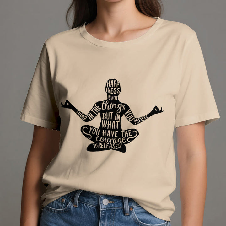 Olivenorma Meditation Tee Cotton Spiritual Yoga T-Shirt - image 12