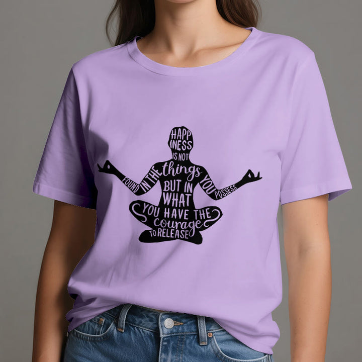 Olivenorma Meditation Tee Cotton Spiritual Yoga T-Shirt - image 16