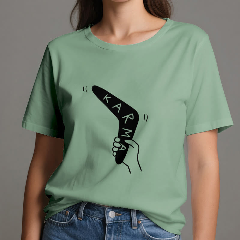 Olivenorma "KARMA" Funny Yoga Work Out Fitness T-Shirt - image 18