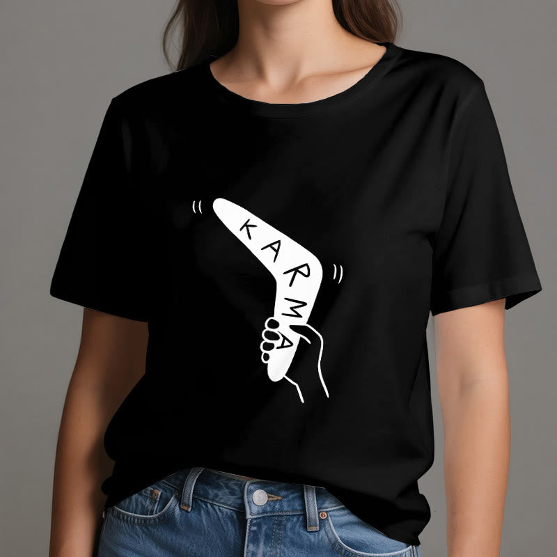 Olivenorma "KARMA" Funny Yoga Work Out Fitness T-Shirt - image 6