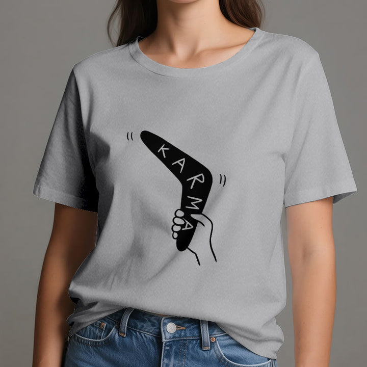 Olivenorma "KARMA" Funny Yoga Work Out Fitness T-Shirt - image 8