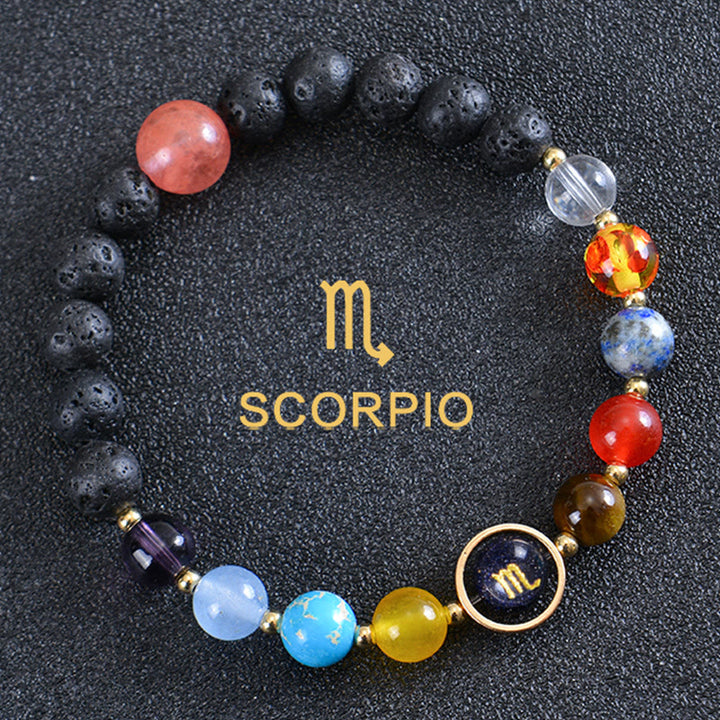 Olivenorma Eight Planets Zodiac Lava Stone Bracelet - Scorpio - image 5