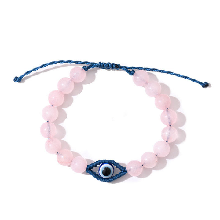 Olivenorma Evil Eye Good Luck & Protection Crystal Braided Bracelet - image 12