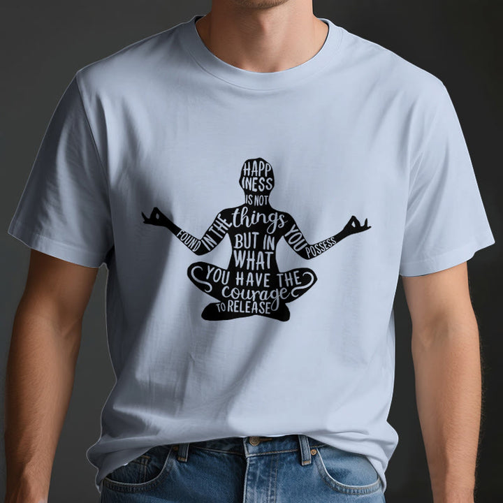 Olivenorma Meditation Tee Cotton Spiritual Yoga T-Shirt - image 3