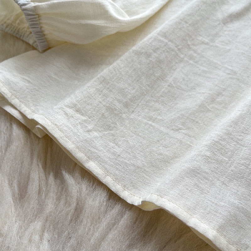 Olivenorma Literary Fresh Retro Embroidery Women's Shirt - image 6