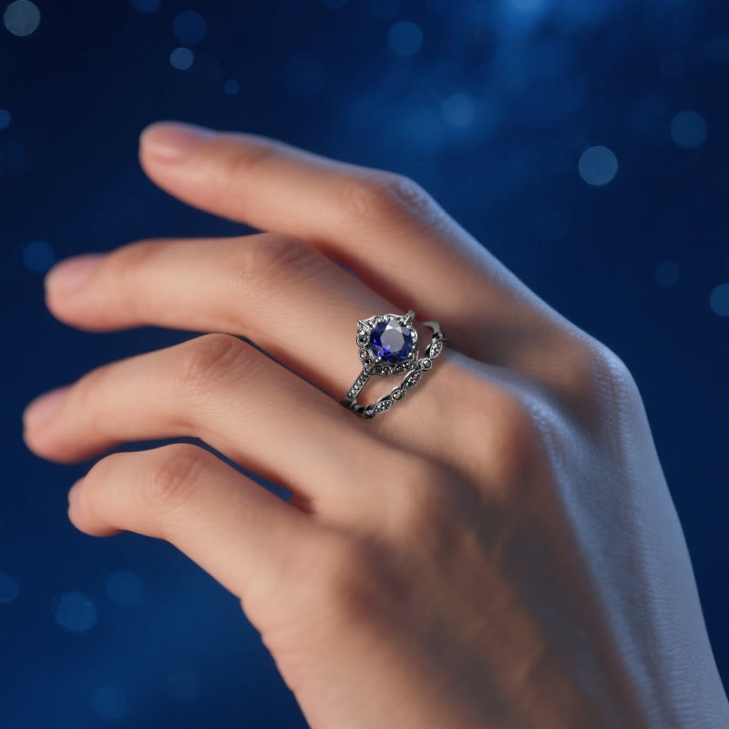 Olivenorma Lilith's Midnight Star​​ Ring - image 1