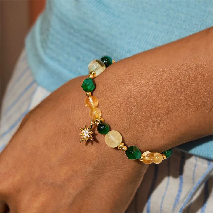 Olivenorma "Abundant Journey" Green Tiger Eye Wealth Bracelet - image 3