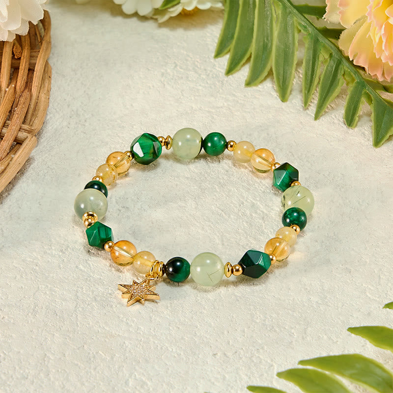 Olivenorma "Abundant Journey" Green Tiger Eye Wealth Bracelet - image 2