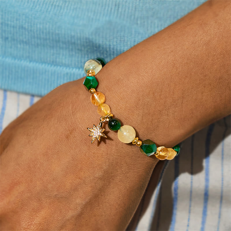 Olivenorma "Abundant Journey" Green Tiger Eye Wealth Bracelet - image 5