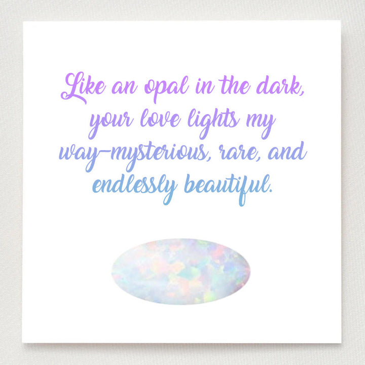 Olivenorma Eternal Glow Opal Promise Ring Set - image 3